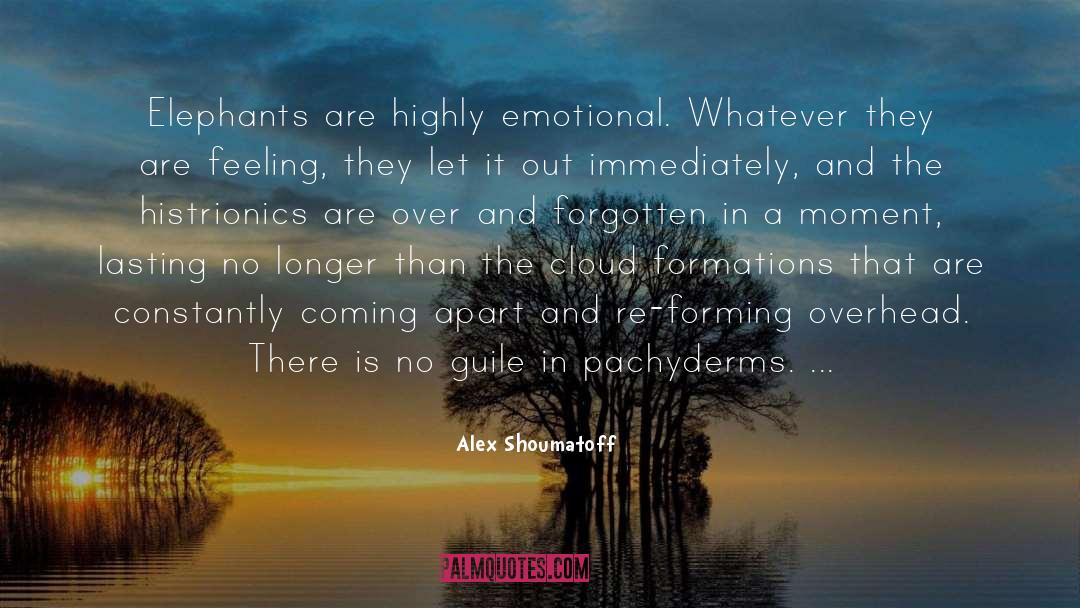Histrionics quotes by Alex Shoumatoff