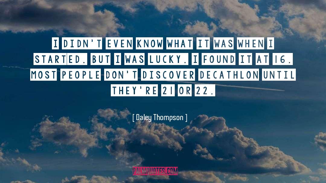 Hitch 22 quotes by Daley Thompson