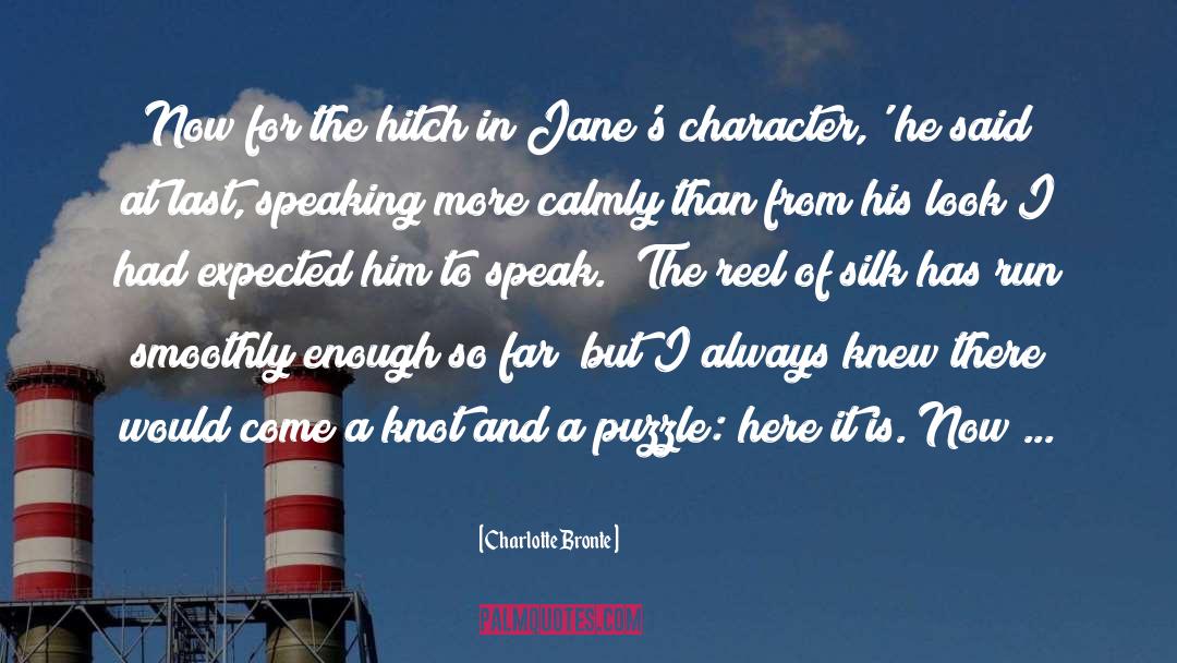 Hitch quotes by Charlotte Bronte