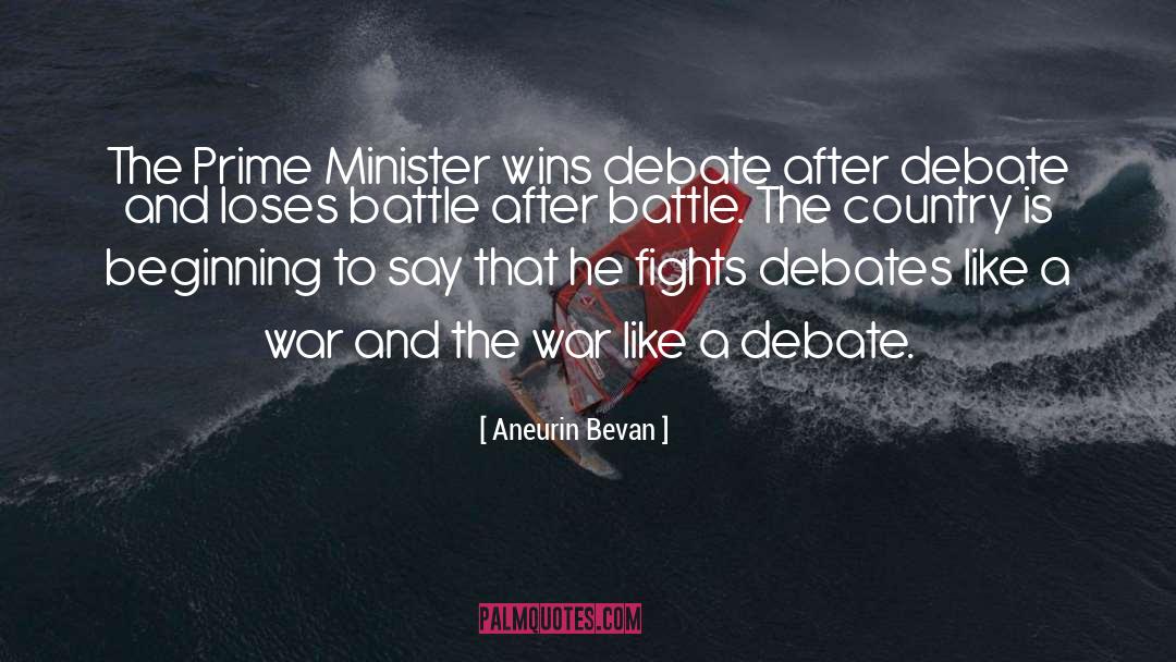 Hitchcock Debate quotes by Aneurin Bevan