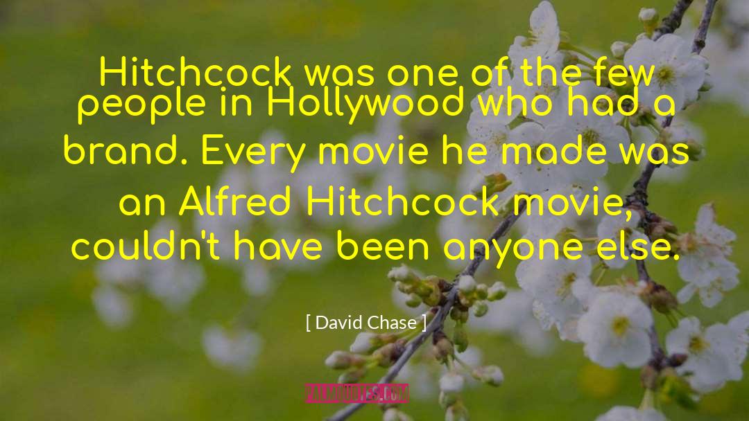 Hitchcock Debate quotes by David Chase