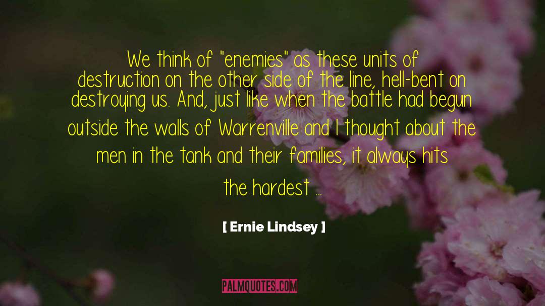 Hits quotes by Ernie Lindsey