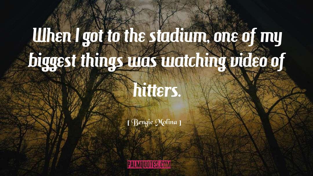 Hitters quotes by Bengie Molina