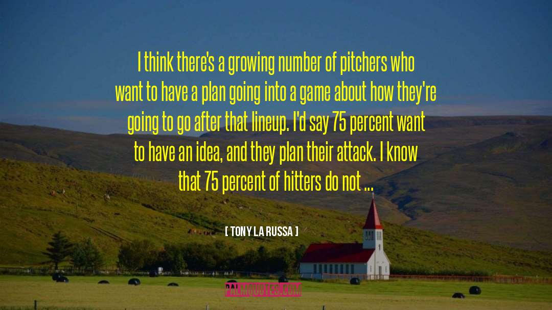 Hitters quotes by Tony La Russa