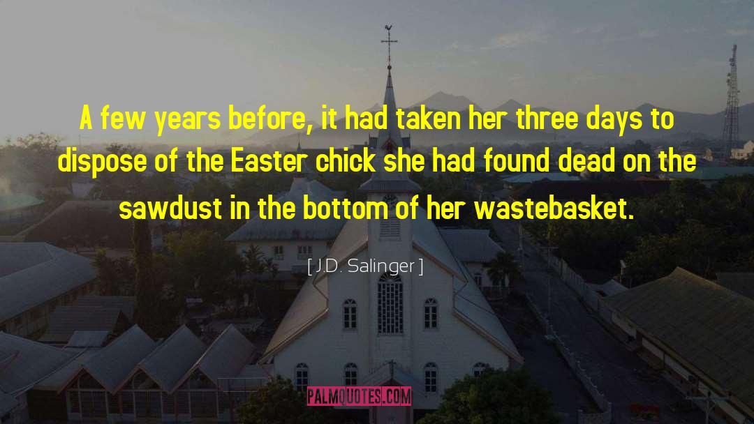 Hitting Bottom quotes by J.D. Salinger