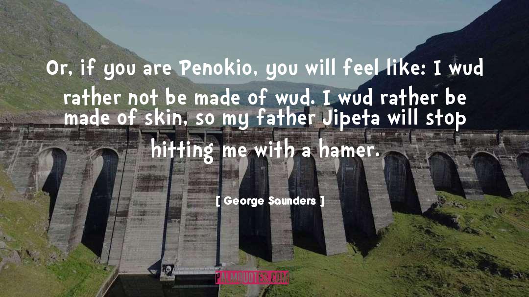 Hitting quotes by George Saunders