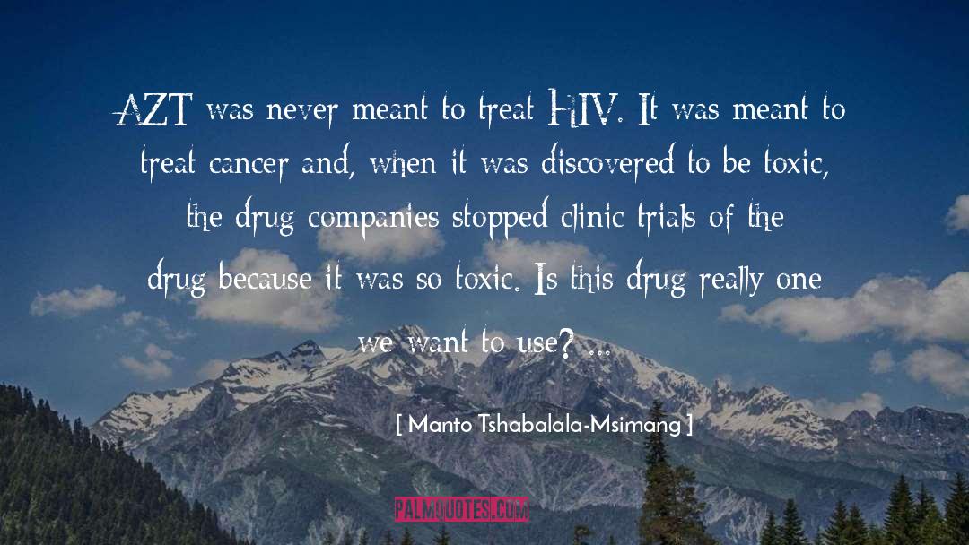 Hiv quotes by Manto Tshabalala-Msimang