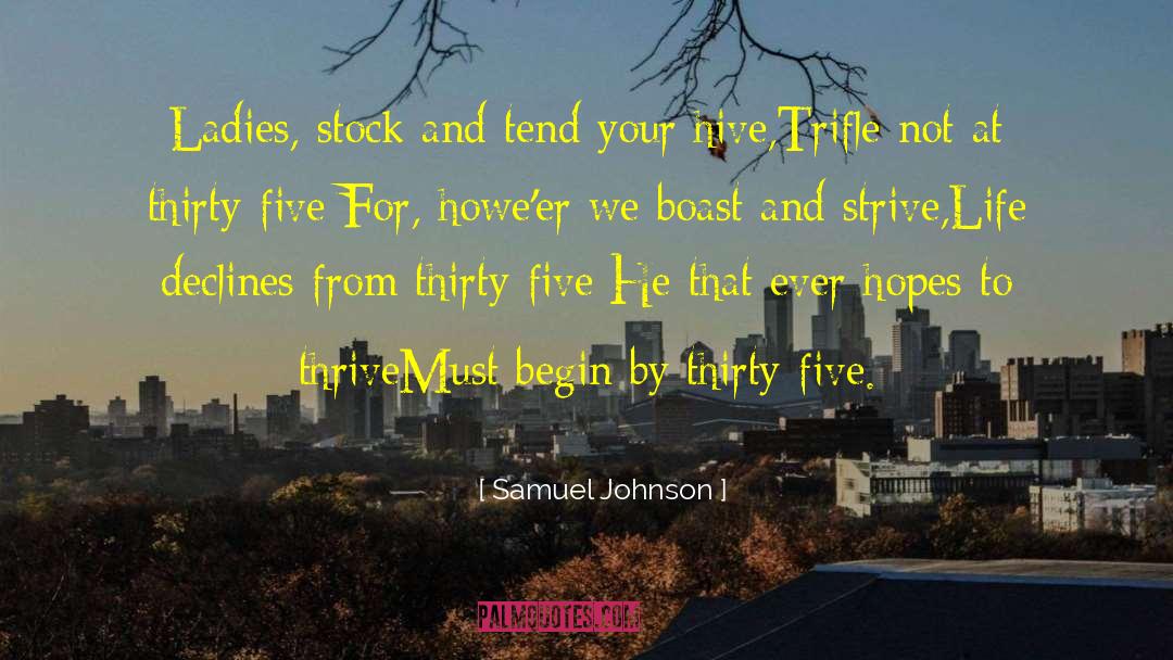 Hive quotes by Samuel Johnson