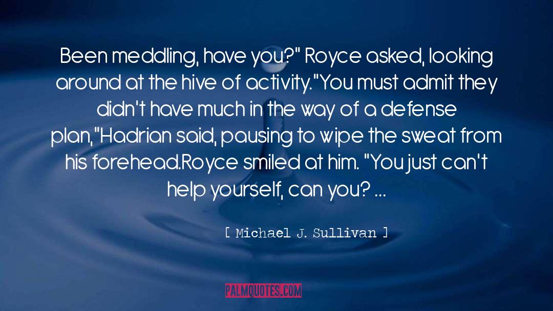 Hive quotes by Michael J. Sullivan