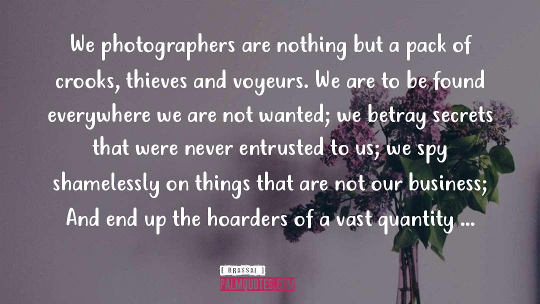Hoarders quotes by Brassai
