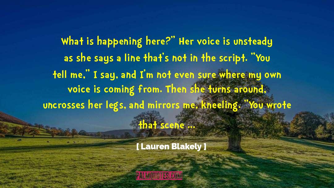 Hoarse Voice quotes by Lauren Blakely