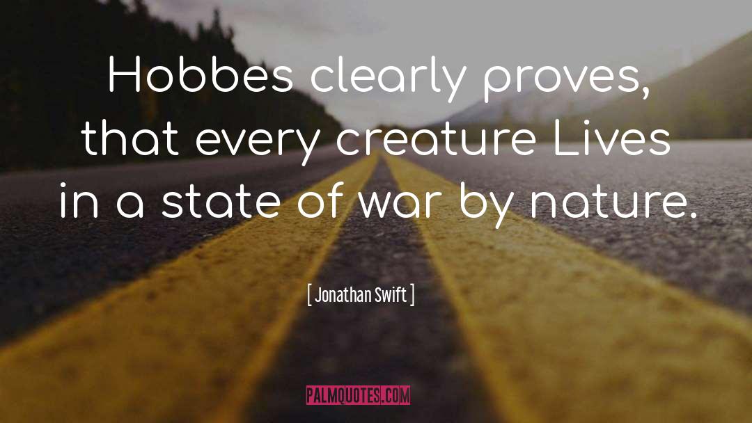 Hobbes quotes by Jonathan Swift
