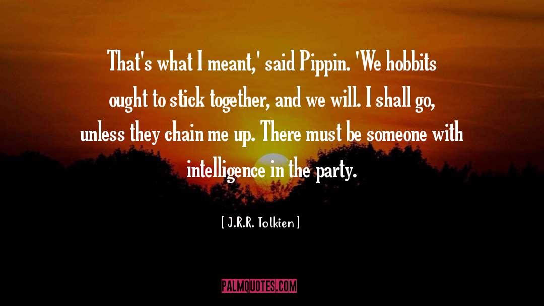 Hobbits quotes by J.R.R. Tolkien