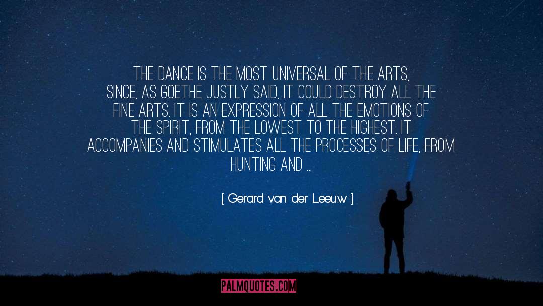 Hochstein Expressive Arts quotes by Gerard Van Der Leeuw