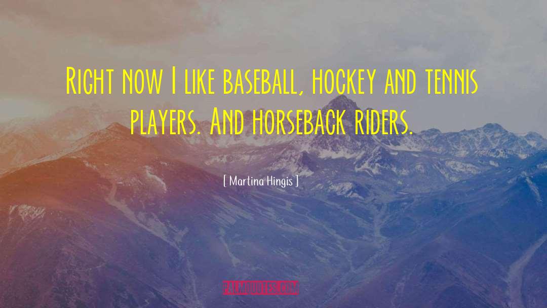 Hockey Fights quotes by Martina Hingis