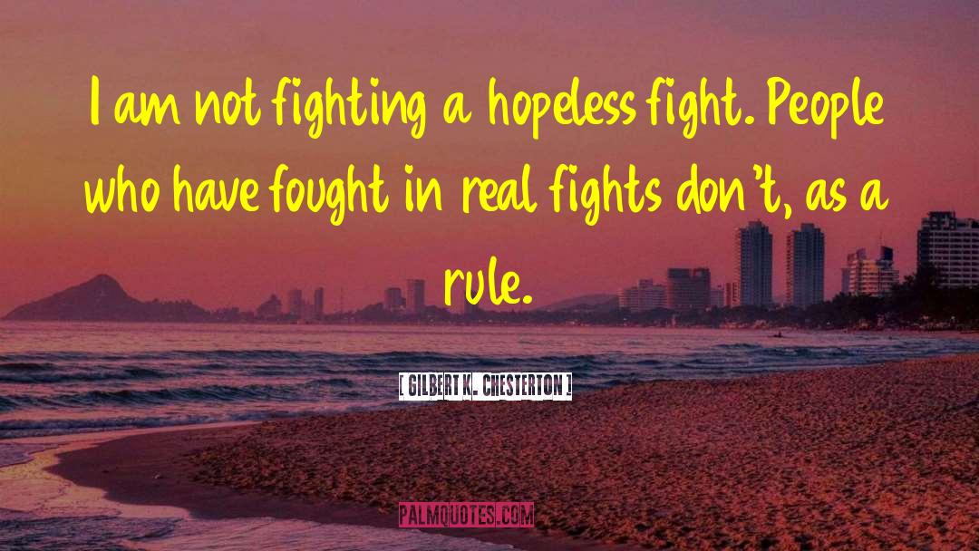 Hockey Fights quotes by Gilbert K. Chesterton