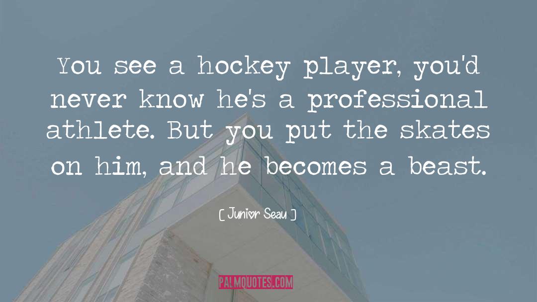 Hockey Player quotes by Junior Seau
