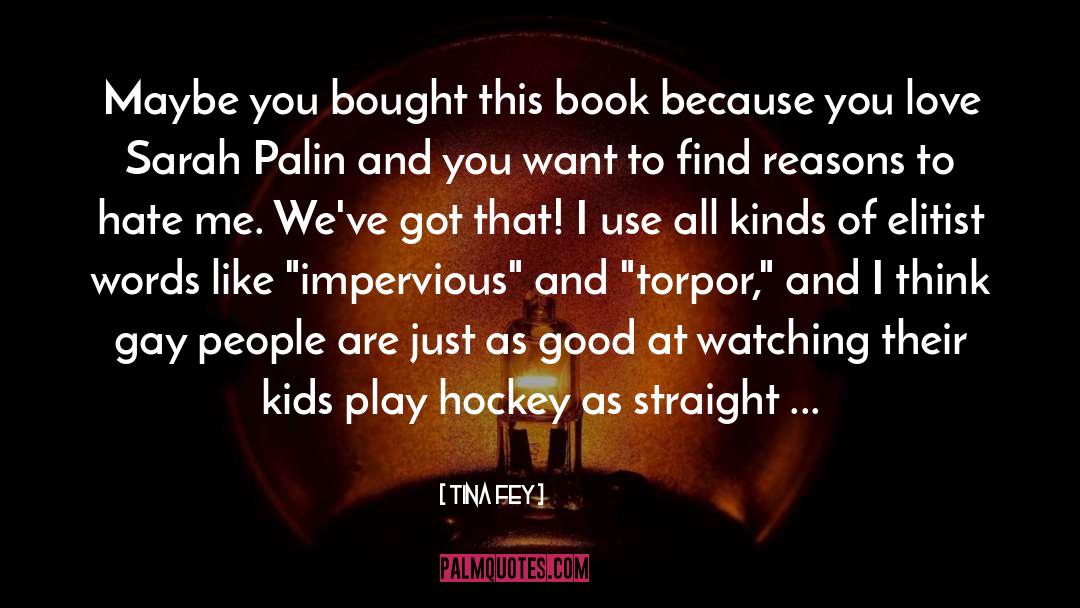 Hockey quotes by Tina Fey