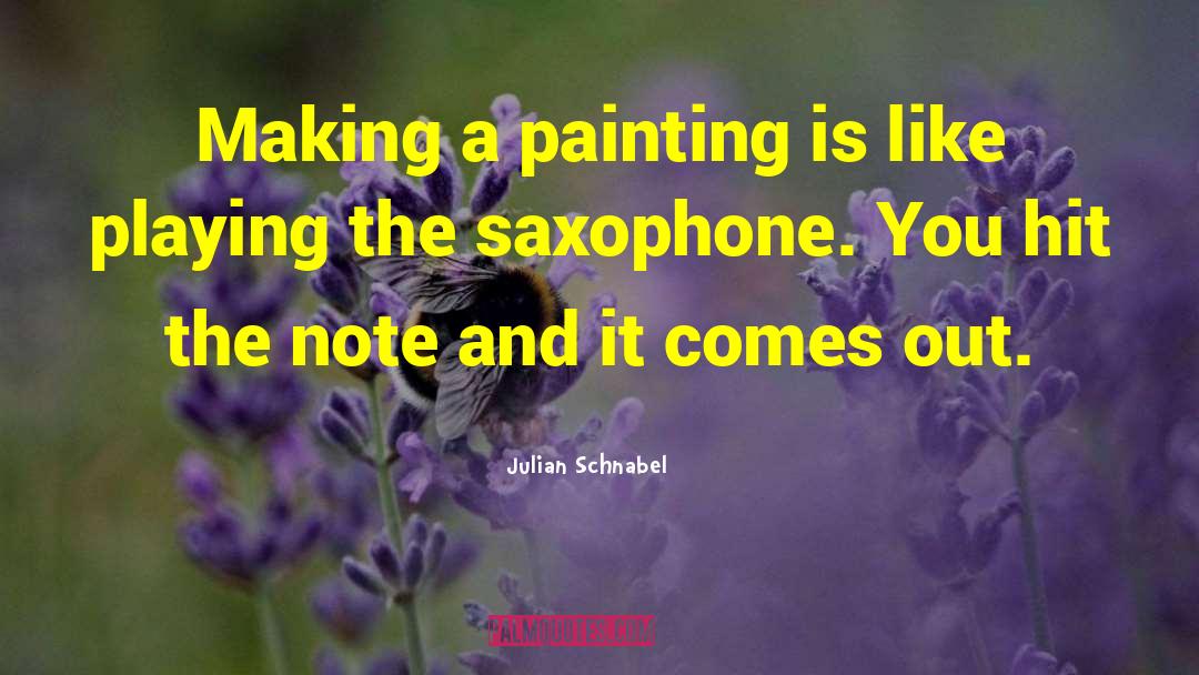 Hoffstadt Painting quotes by Julian Schnabel