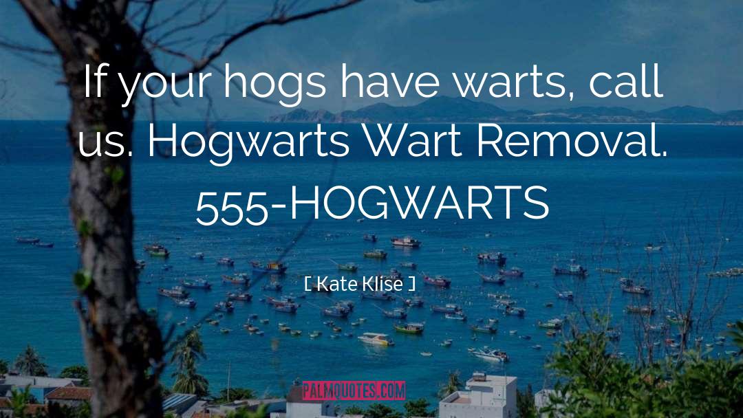 Hogwarts quotes by Kate Klise