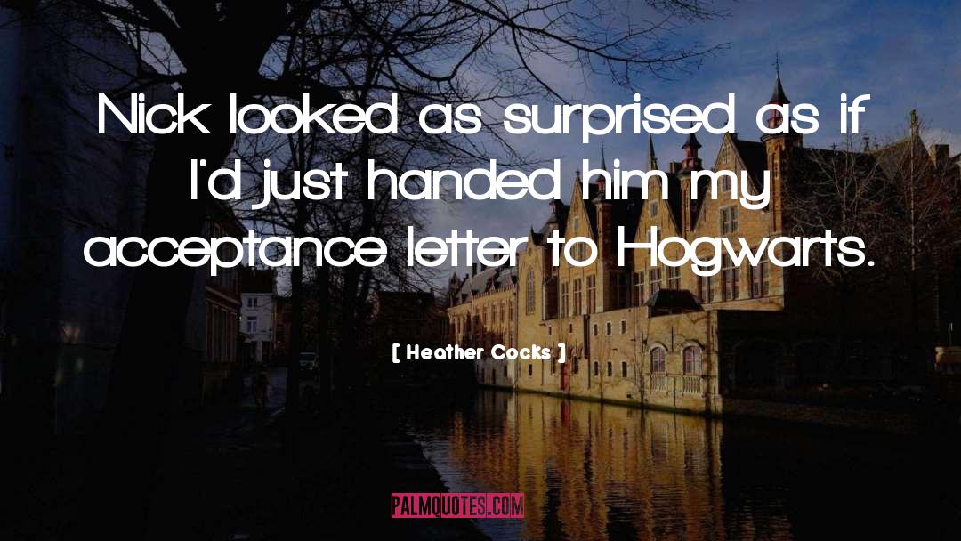 Hogwarts quotes by Heather Cocks