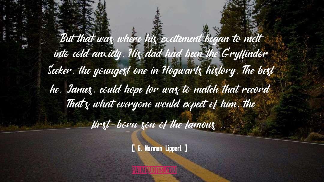 Hogwarts quotes by G. Norman Lippert