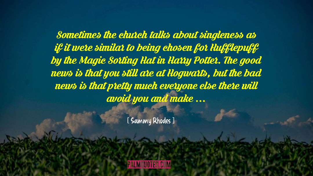 Hogwarts quotes by Sammy Rhodes