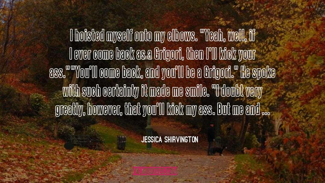 Hoisted quotes by Jessica Shirvington
