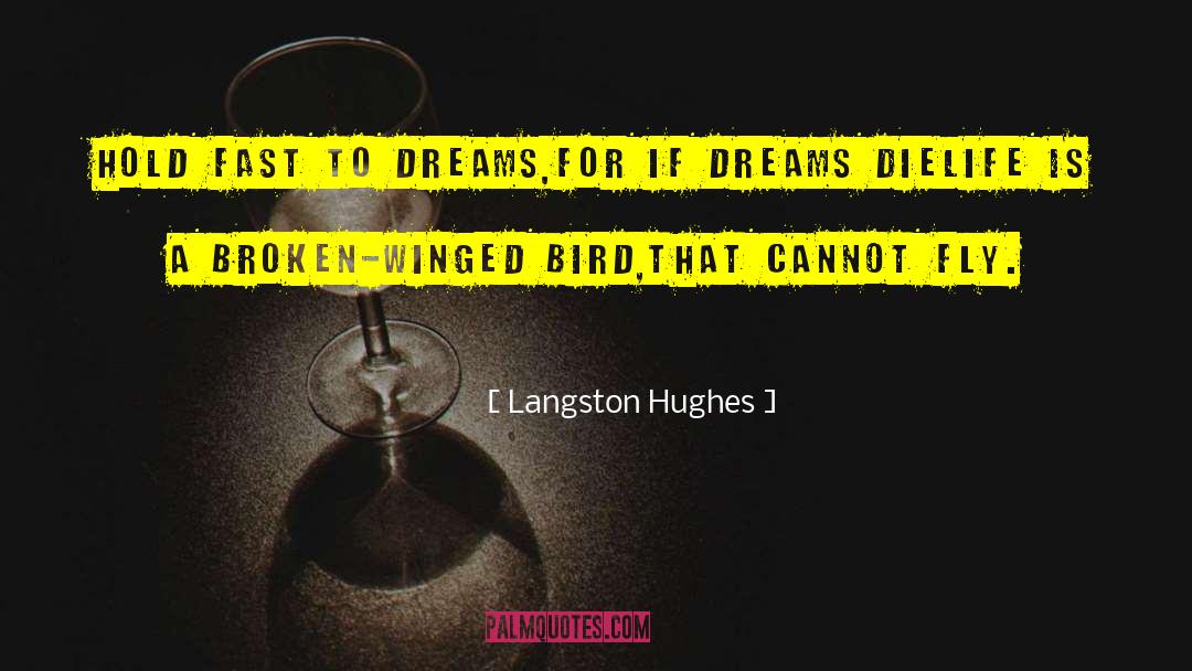 Hold Fast To Dreams quotes by Langston Hughes