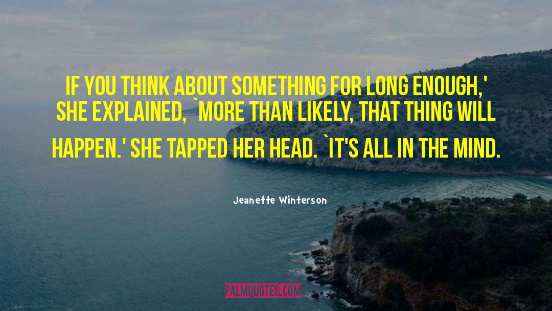 Hold Head quotes by Jeanette Winterson