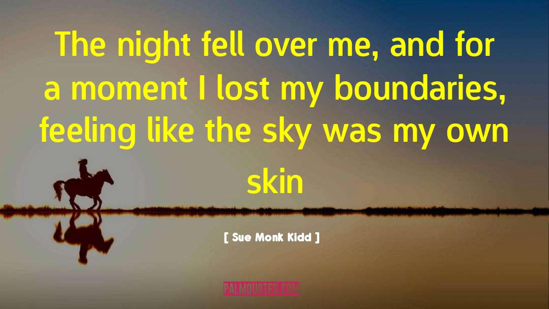 Holder Sky Moment quotes by Sue Monk Kidd