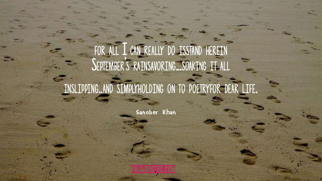 Holding On quotes by Sanober  Khan