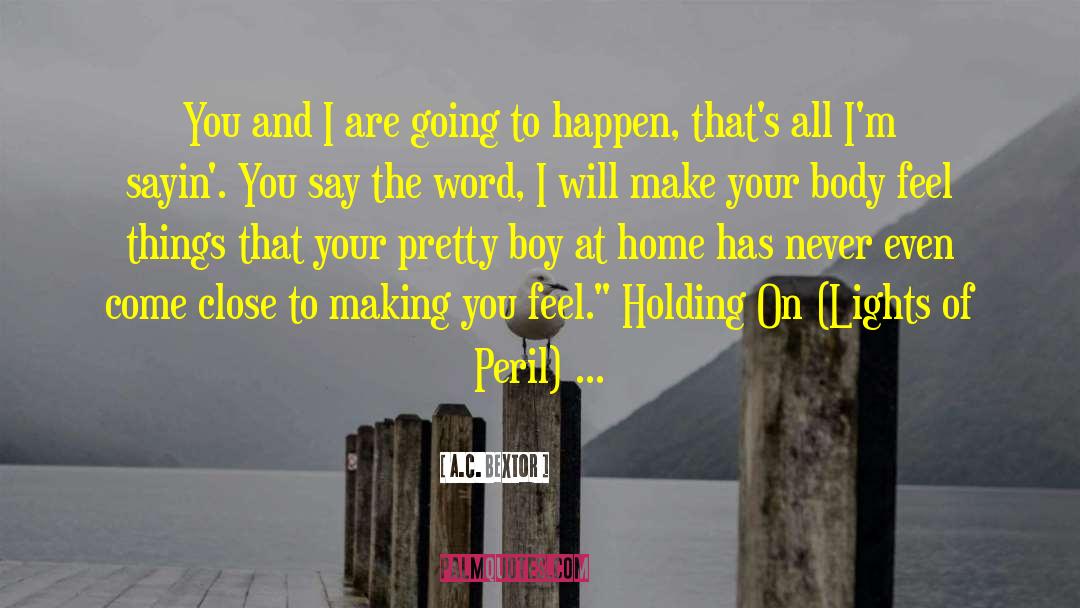 Holding On To Grudges quotes by A.C. Bextor