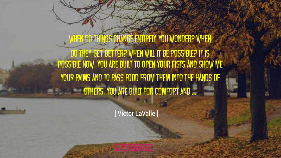 Holding On When Things Get Tough quotes by Victor LaValle