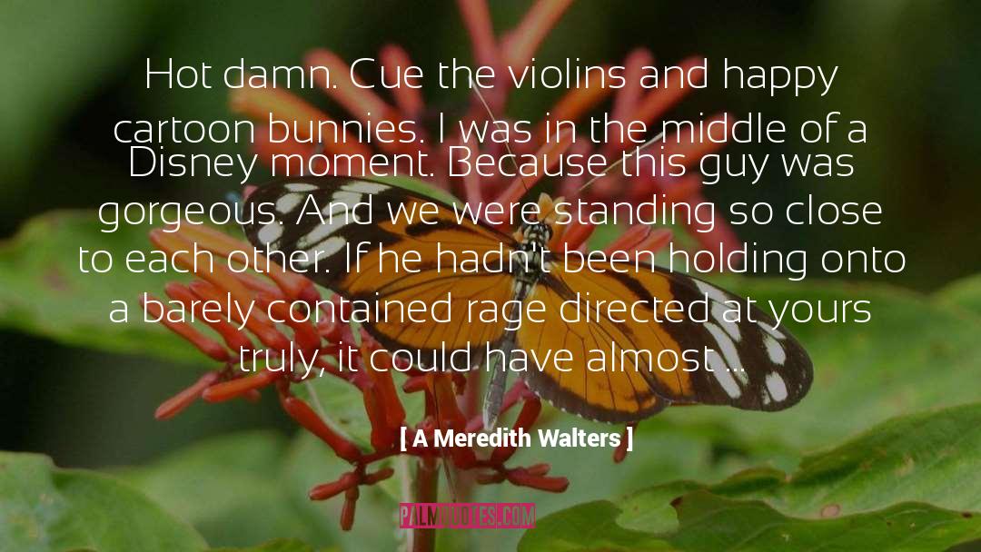 Holding Onto quotes by A Meredith Walters
