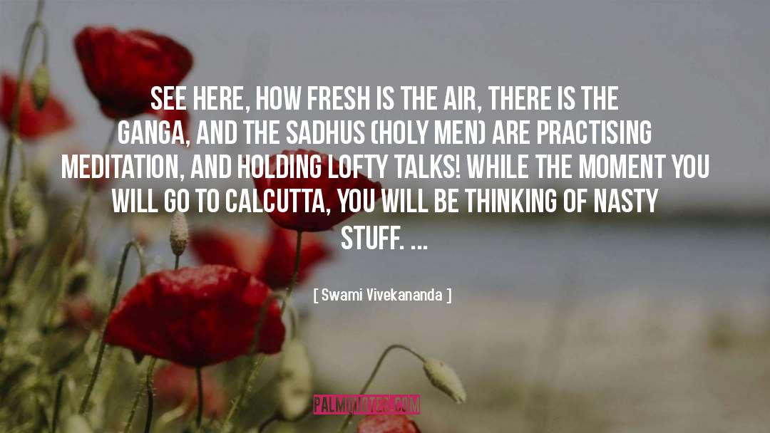 Holding quotes by Swami Vivekananda