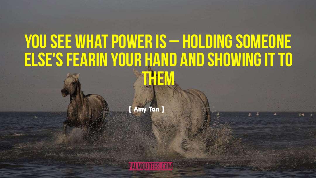 Holding Someone quotes by Amy Tan