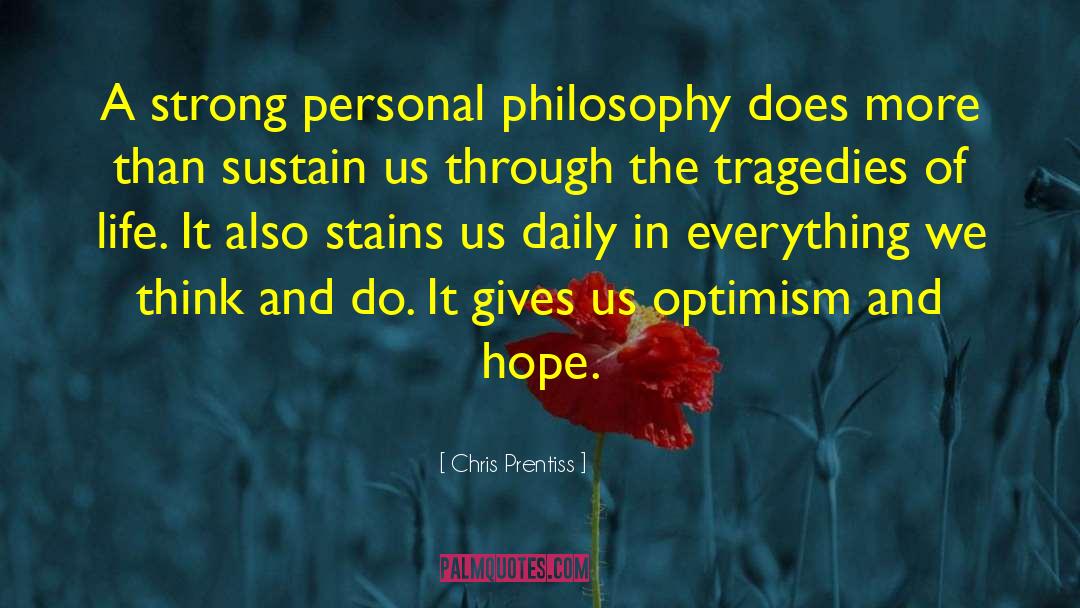 Holding The Hope quotes by Chris Prentiss