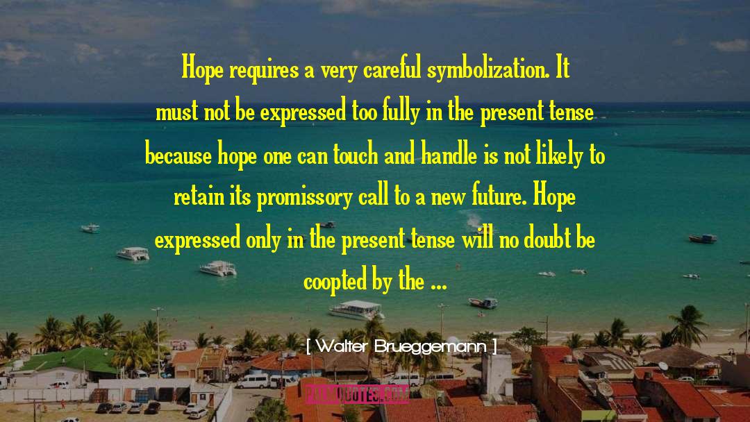 Holding The Hope quotes by Walter Brueggemann