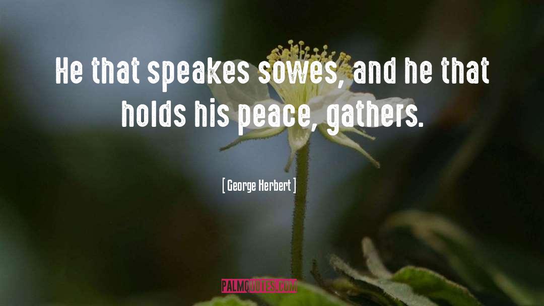 Holds quotes by George Herbert