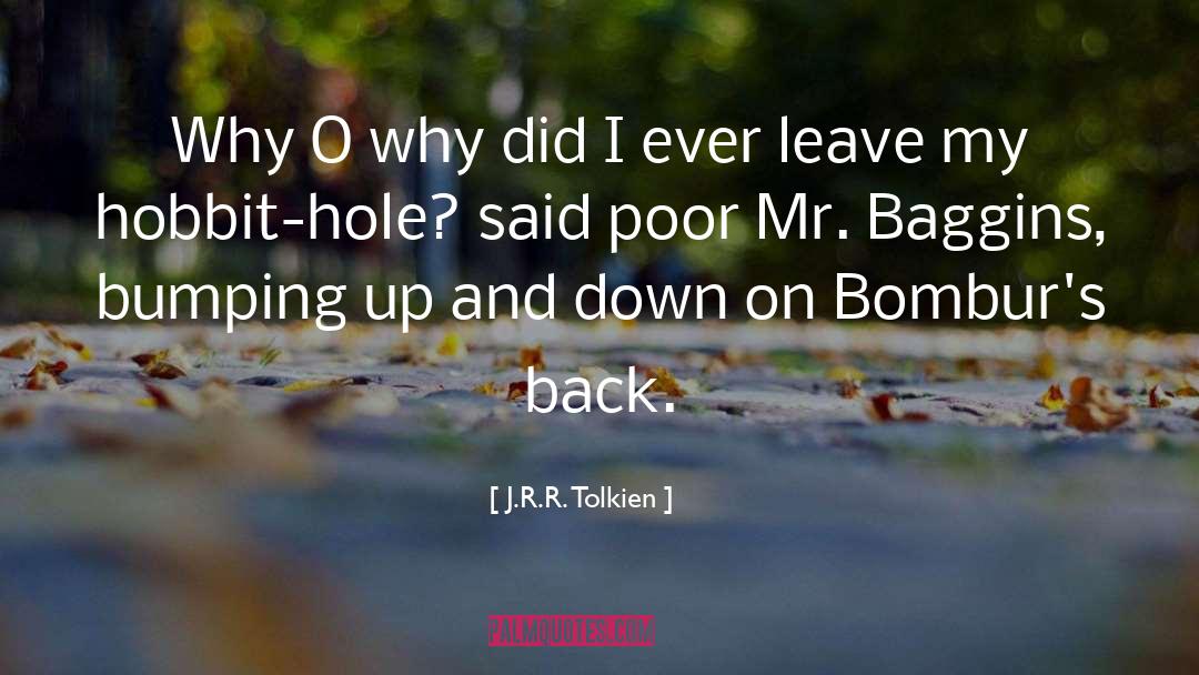 Holes quotes by J.R.R. Tolkien