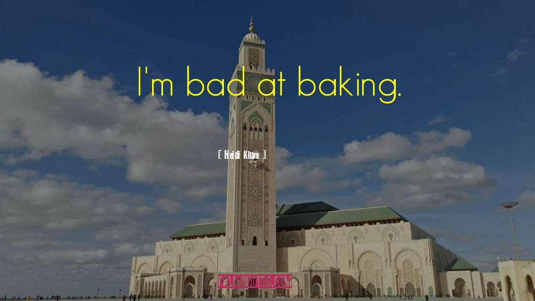 Holiday Baking quotes by Heidi Klum
