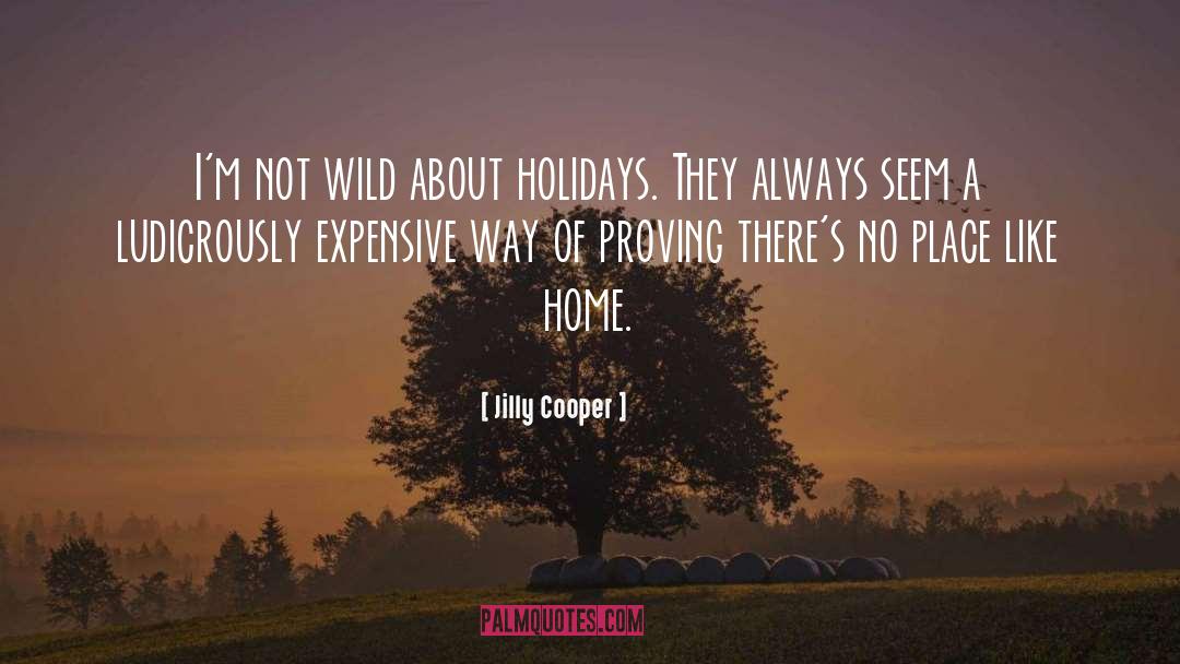 Holiday quotes by Jilly Cooper