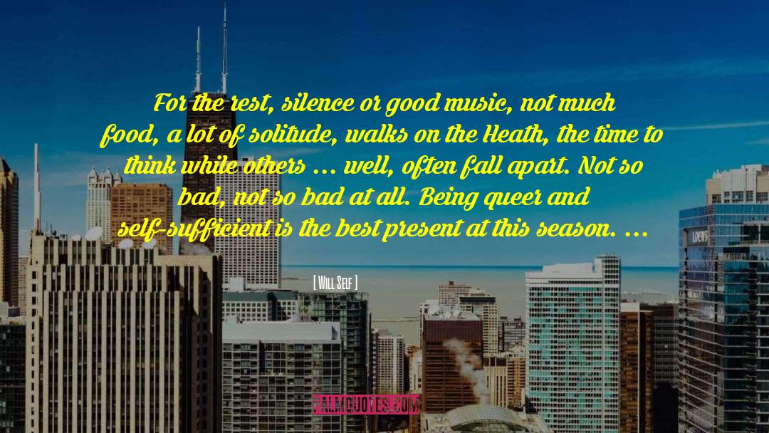 Holiday Season quotes by Will Self