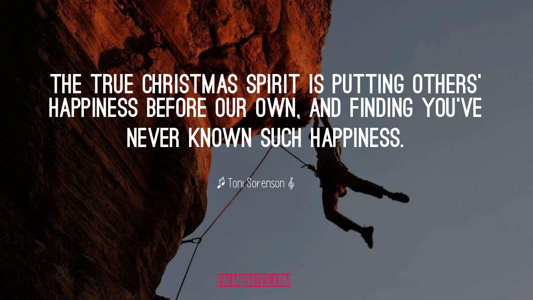 Holidays quotes by Toni Sorenson