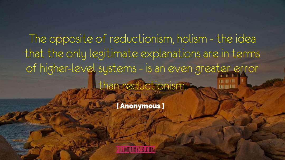 Holism quotes by Anonymous