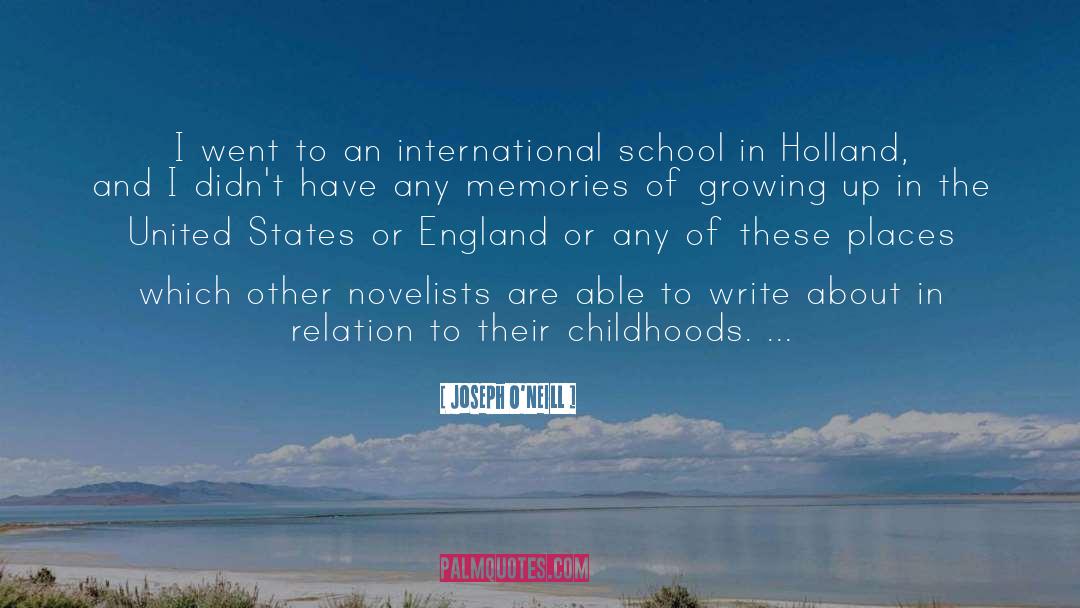 Holland quotes by Joseph O'Neill