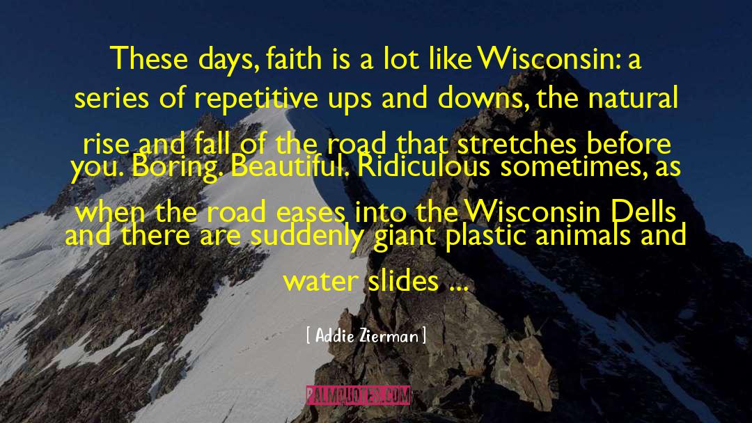 Holler Wisconsin quotes by Addie Zierman