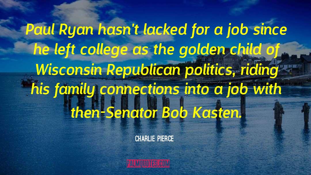 Holler Wisconsin quotes by Charlie Pierce