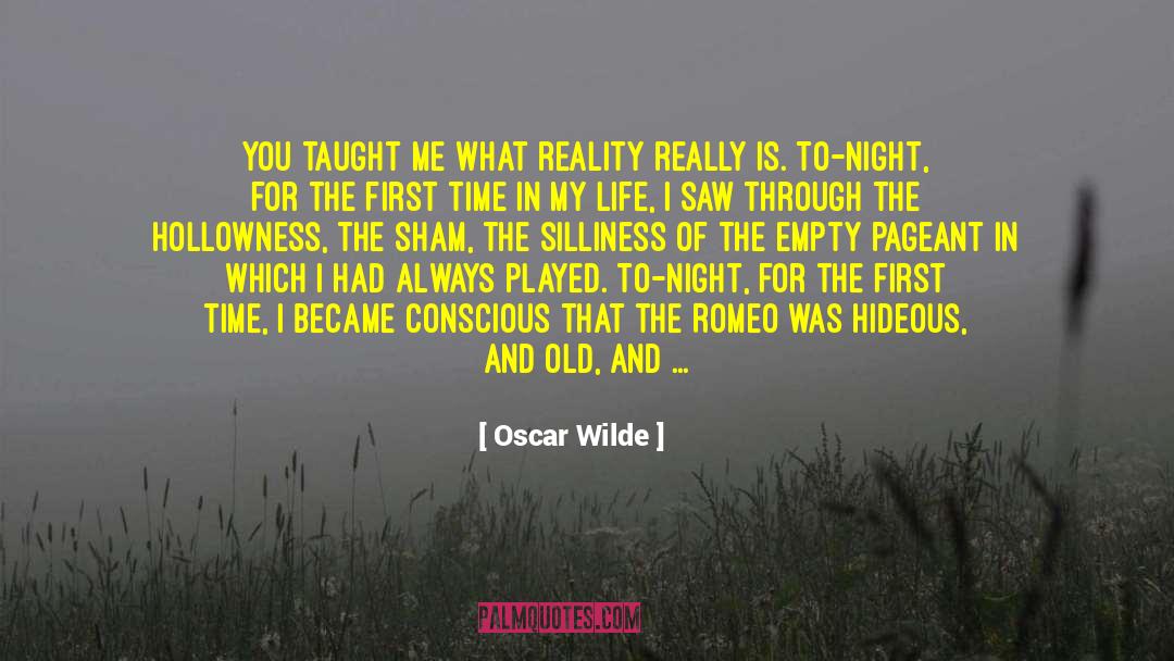 Hollowness quotes by Oscar Wilde